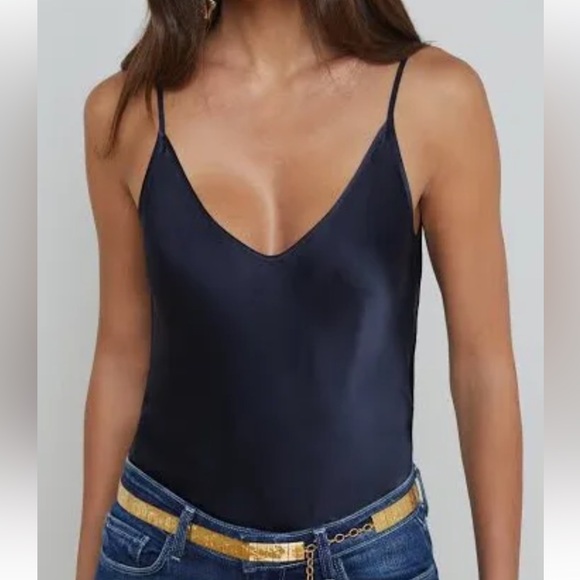 L’AGENCE women camisole size XS dark blue NWT - Picture 1 of 12